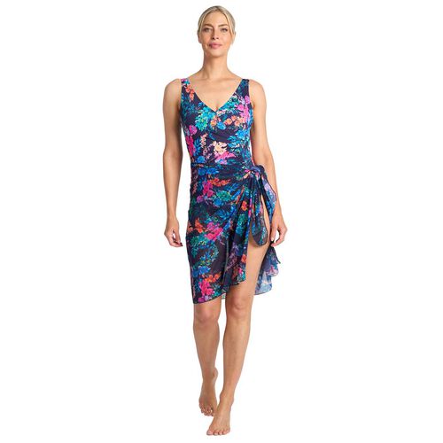 Jantzen Fresia Midi Mesh Sarong Navy