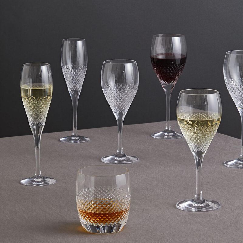 Vera Wang Diamond Mosaic Goblet Pair 280ml image number 2