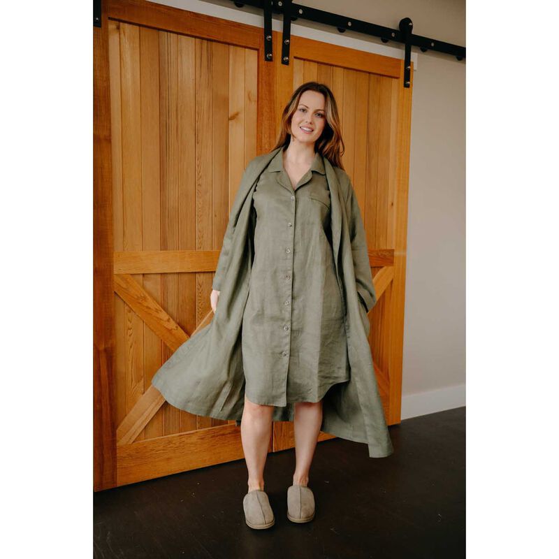 MM Linen Ivy Linen Nightshirt image number 1