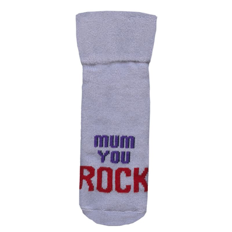 Chilli Socks Mum Rocks Bed Sock image number 0