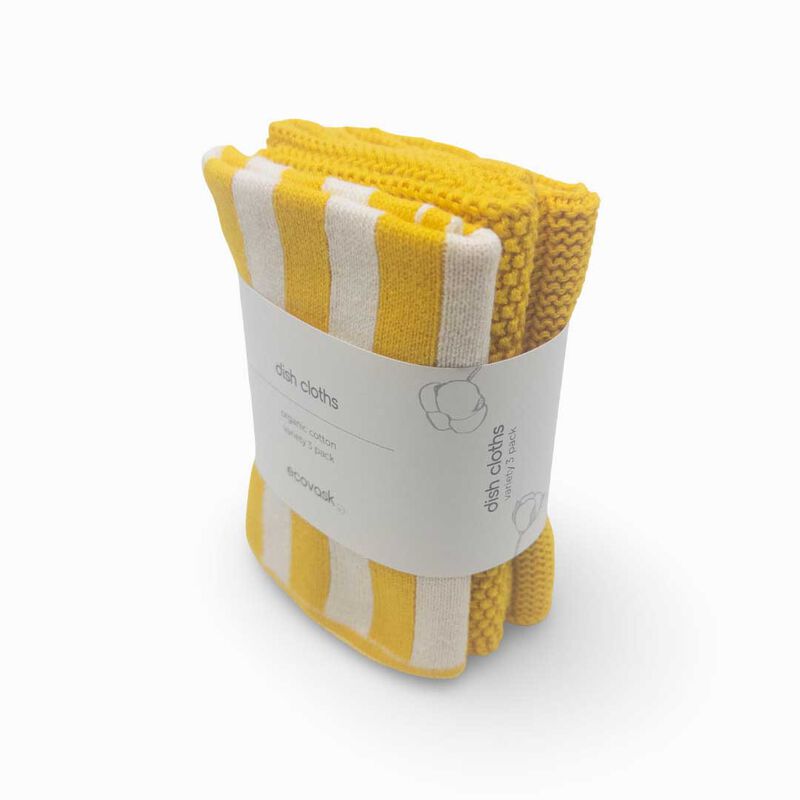 Ecovask Dishcloth Variety 3Pk - Daffodil image number 2
