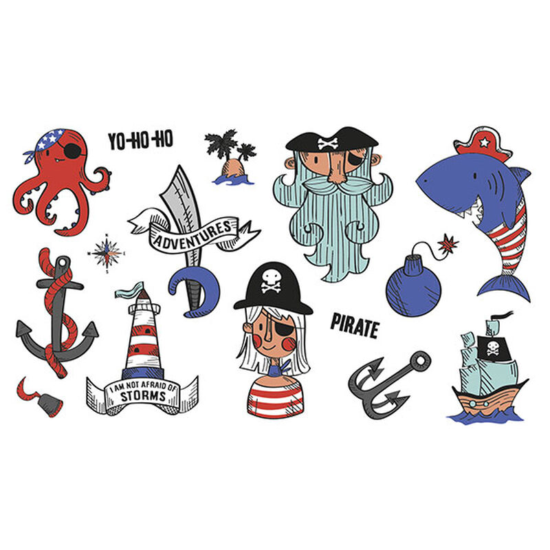 Eurekakids Temporary Tattoos - Pirate image number 2