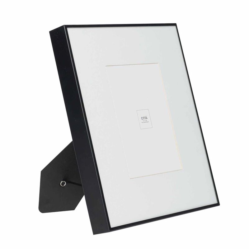 Città Metal Photo Frame Black  (Photo 5x7in) 25.5x3.5x30cm image number 1