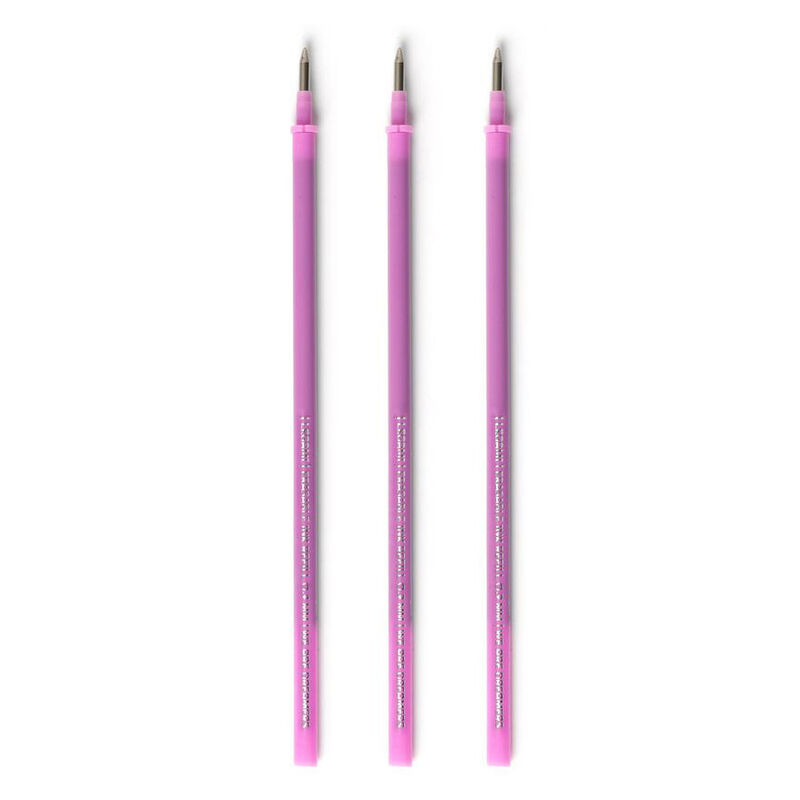 Legami Erasable Gel Pen Refills Pack of 3 - Purple Ink image number 0