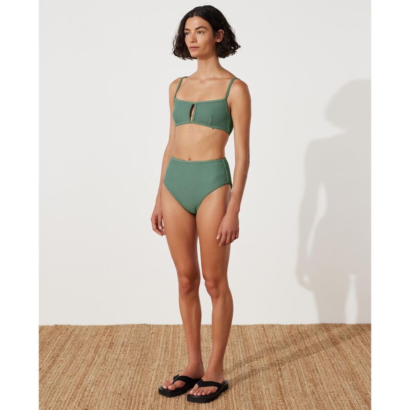 Zulu & Zephyr Emerald Textured Bralette image number 2