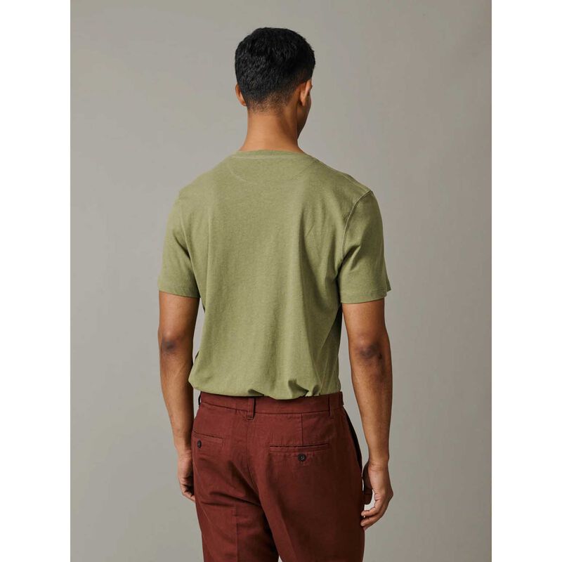 Aubin Aldam Cotton/Linen Tee image number 1