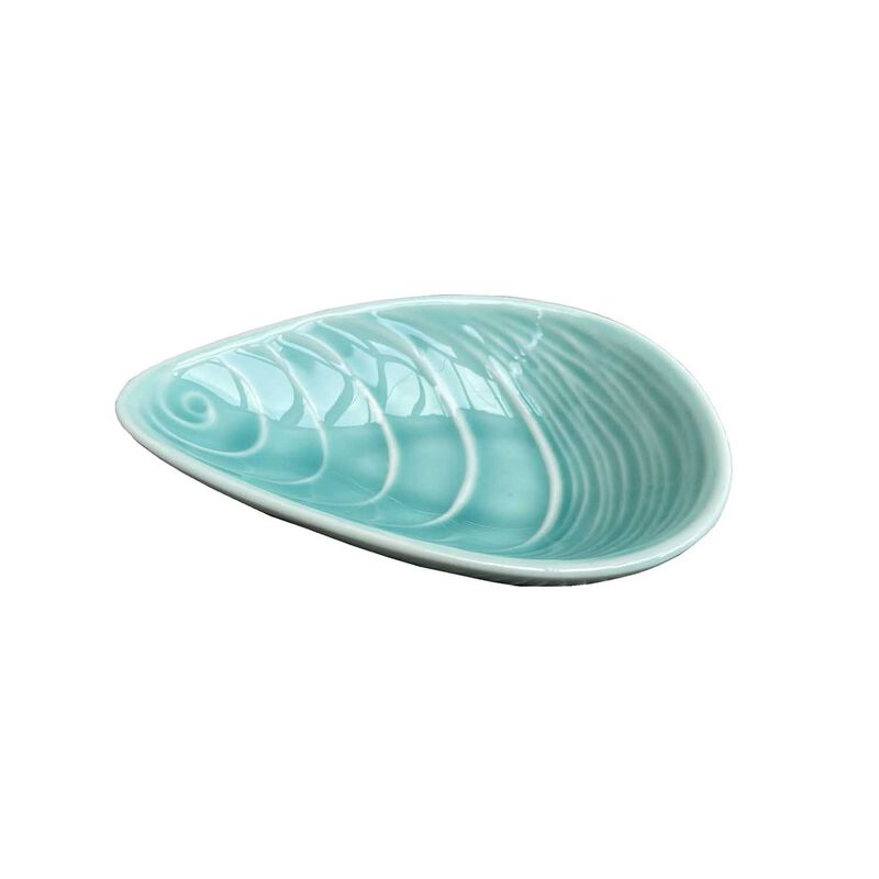 Jo Luping Mussel Aqua Porcelain Bowl 12cm image number 0