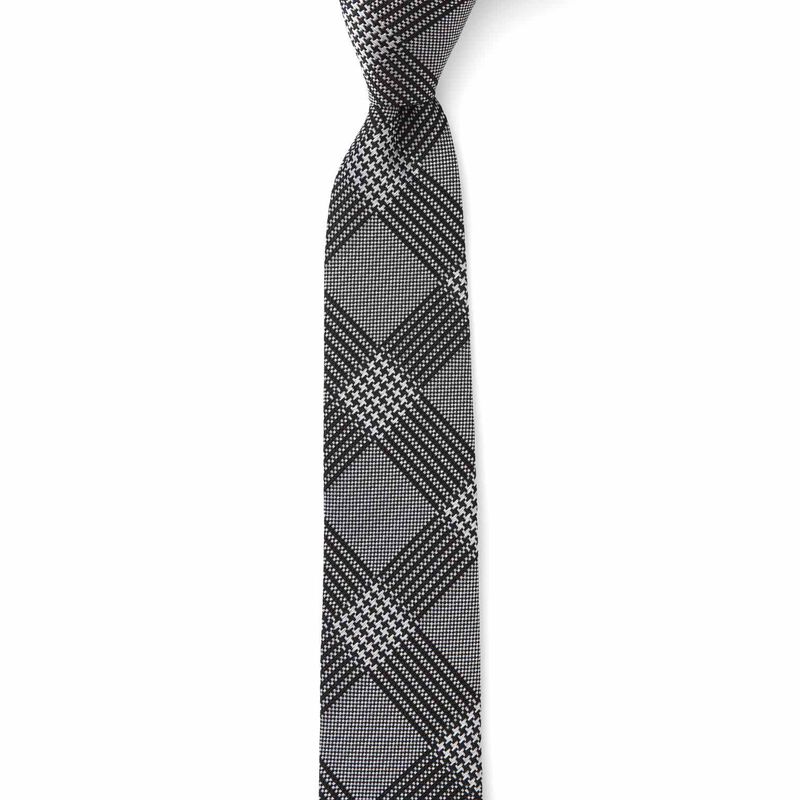 Uberstone Houndstooth Check 6cm Tie image number 0