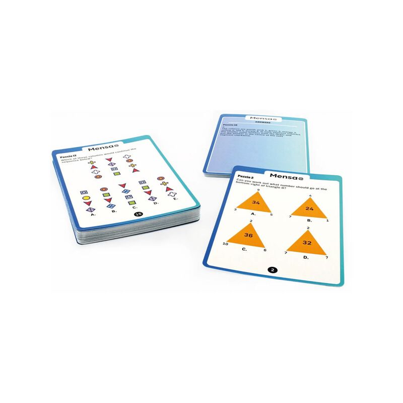 Mensa The Genius Test Card Game image number 1