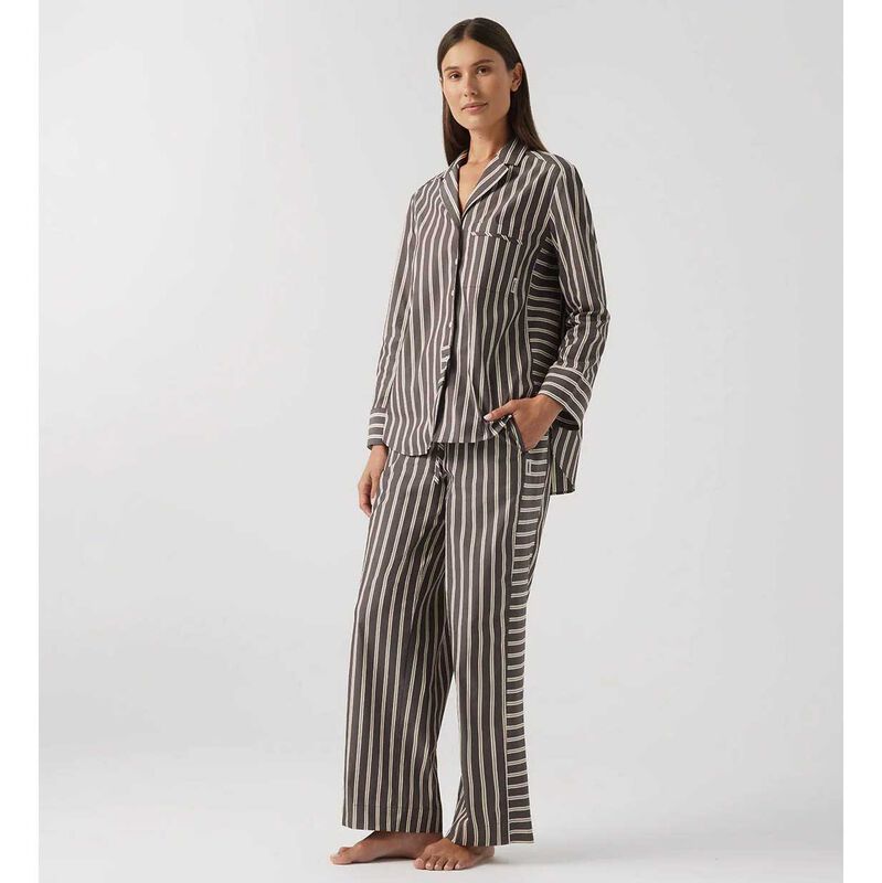 HOMMEY. Scandinavian Collection Long Sleeve Sleep Shirt image number 3