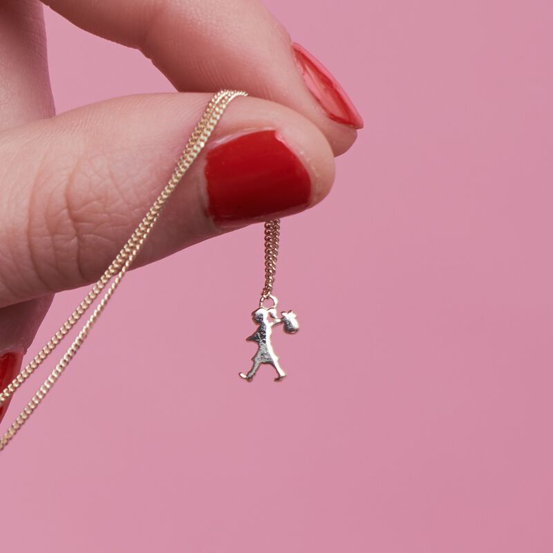 Karen Walker Mini Runaway Girl Necklace image number 1