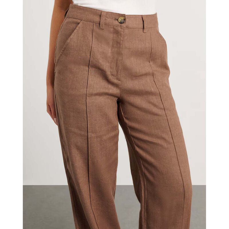 JAG Kayla Linen Pintuck Pant image number 2