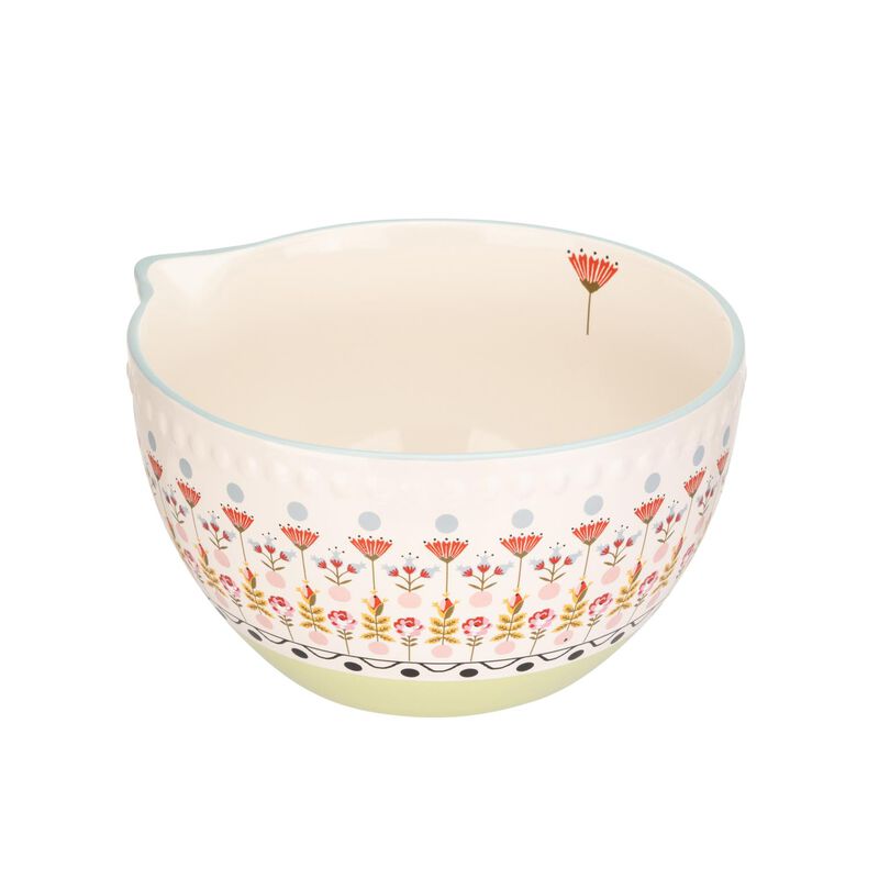 Cath Kidston Painted Table Ceramic Mixing Bowl 23cm image number 1
