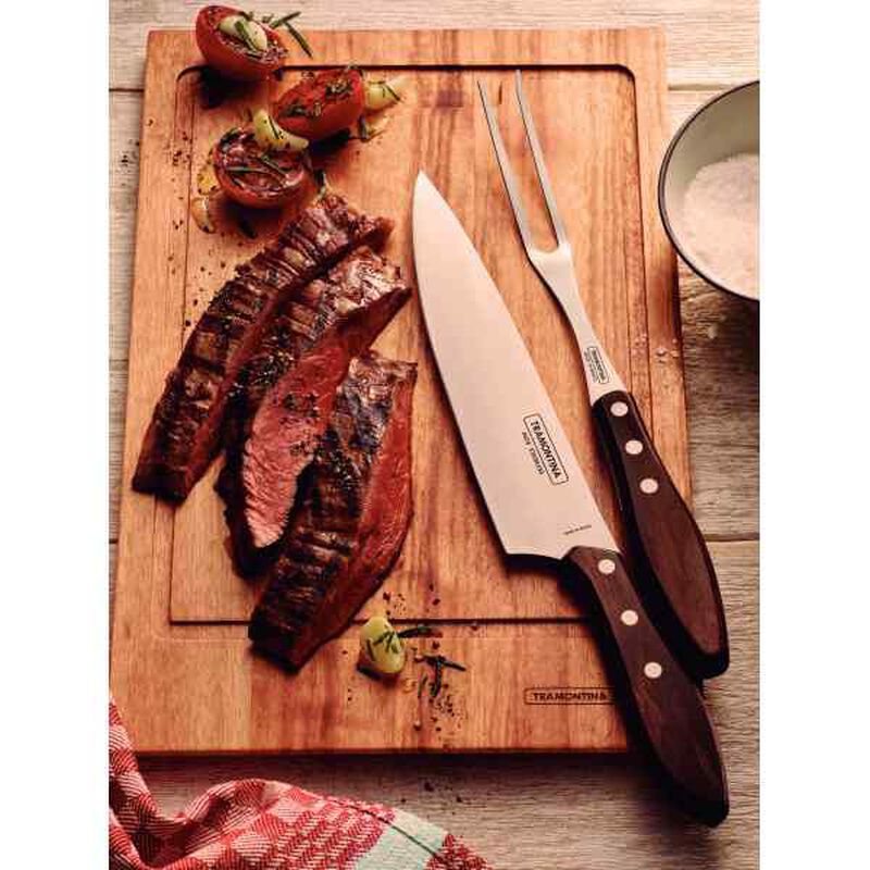 Tramontina Churrasco Barbecue Set Polywood 2 Piece Set image number 1