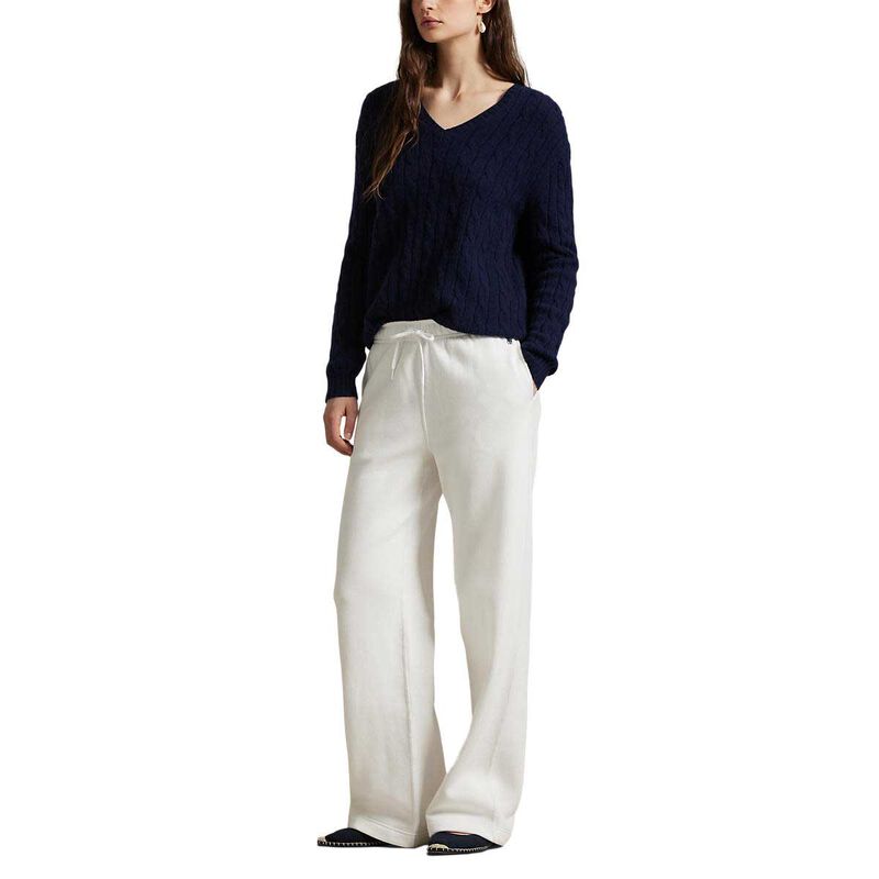 Polo Ralph Lauren Drawstring Fleece Wide Leg Sweatpant image number 3