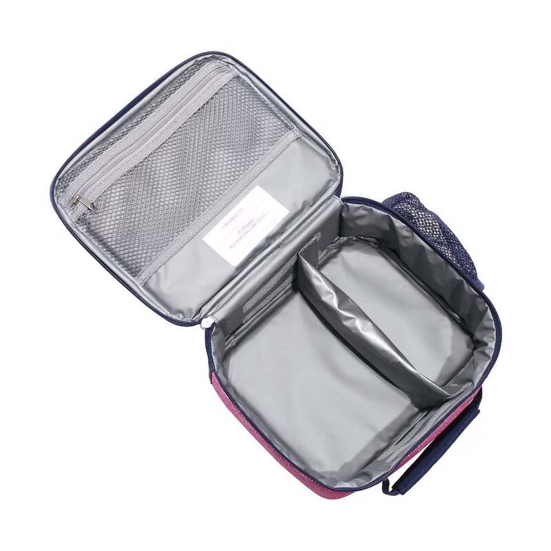 Pottery Barn Kids Mackenzie Cold Pack Lunch Rainbow Ombre Sparkle Glitter image number 2