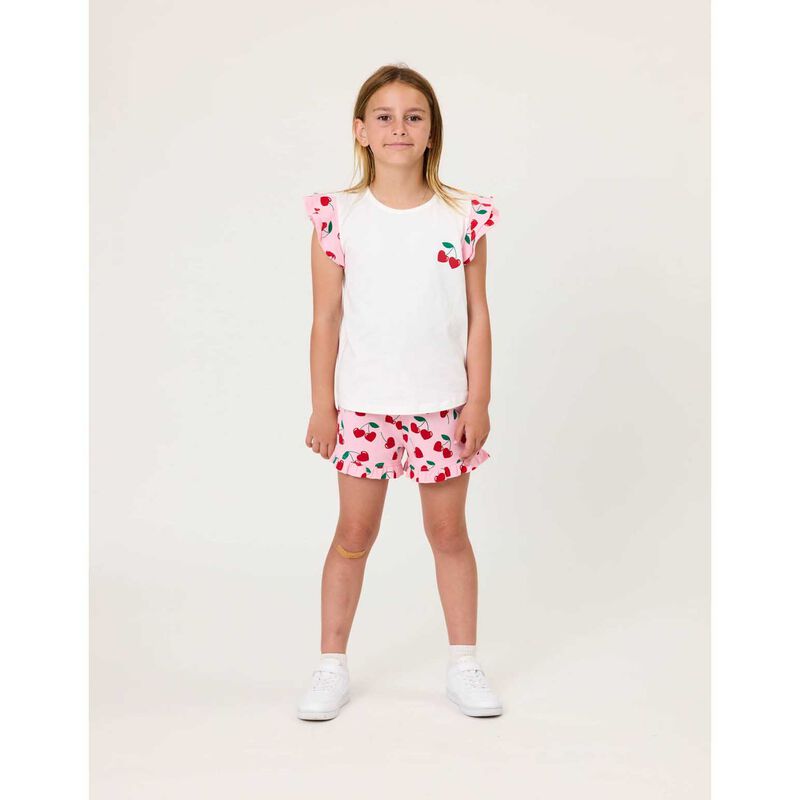 Kissed By Radicool Cherry Frill Tee image number 1