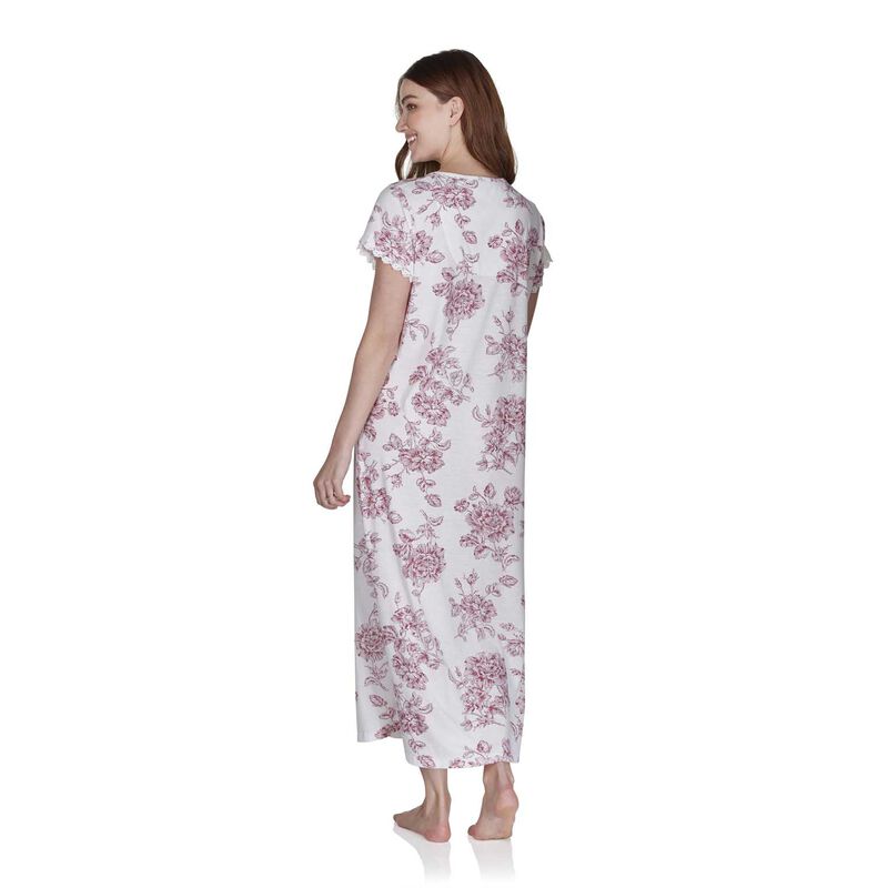 La Marquise Vintage Bouquet Short Sleeve Nightdress image number 1