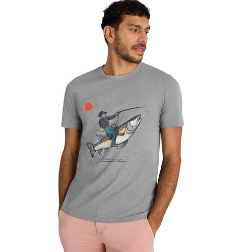 White Stuff Abersoch Fish Graphic Tee