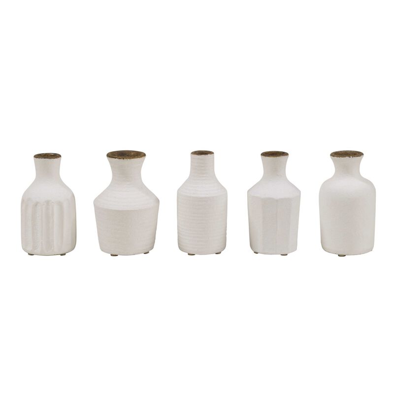 Fabre Vase Rustic White - Assorted Sold Individually image number 0