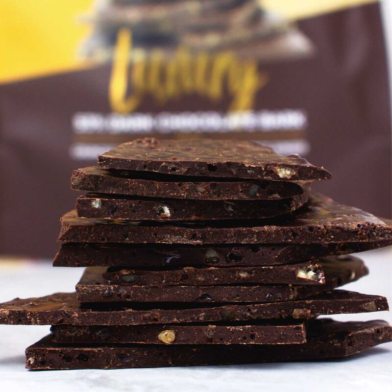 The Remarkable Chocolate Co Spicy Ginger Crunch Bark 125g image number 1