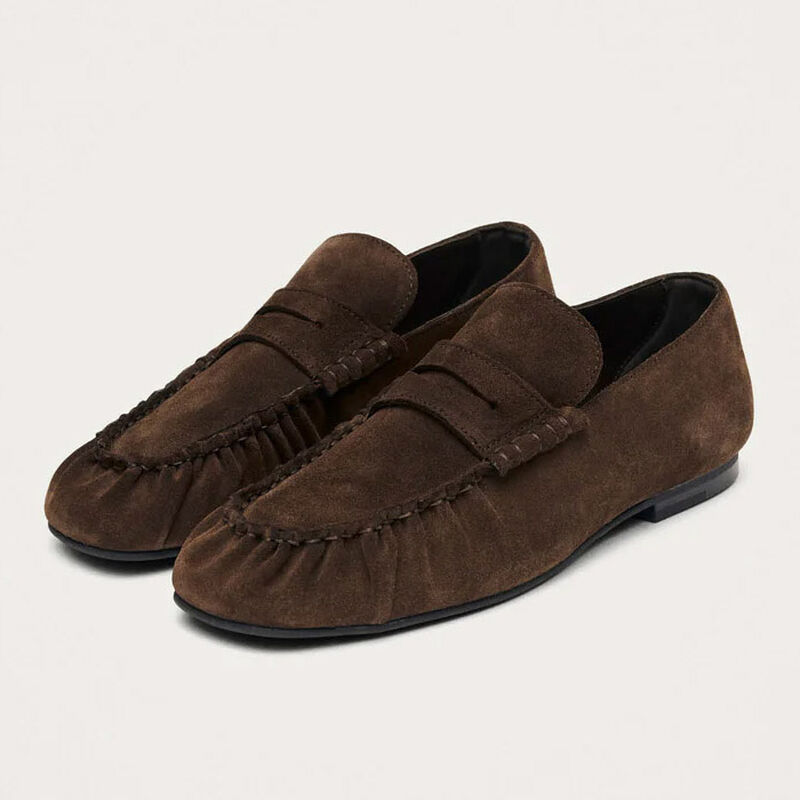 Alohas Aven Suede Loafers image number 3