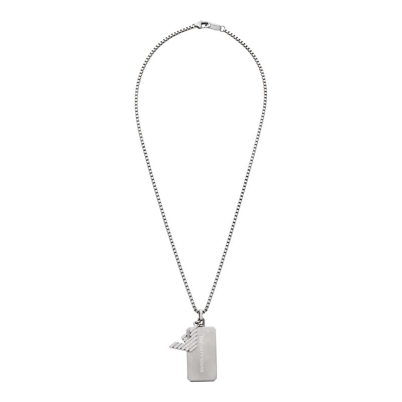 Emporio Armani Dog Tag Necklace EGS3167040 image number 1