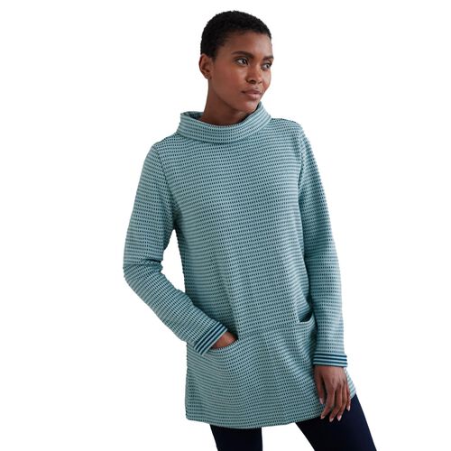Seasalt Cornwall Mawgan Porth Tunic Bramble Bank Mist
