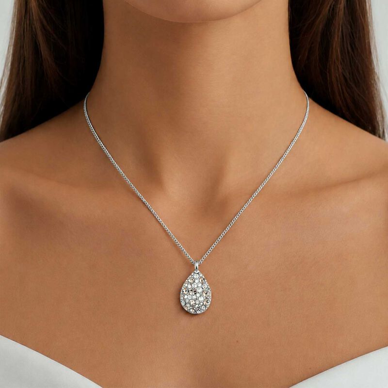 Dyrberg Kern Bailey Ss Crystal Necklace image number 1