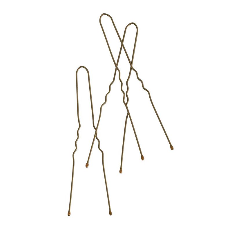 Mae Hair Pins 5Cm Brown (62) image number 0
