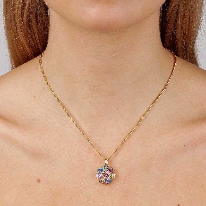 Dyrberg Kern Delise Sg Pastel Multi White Pearl Necklace image number 1