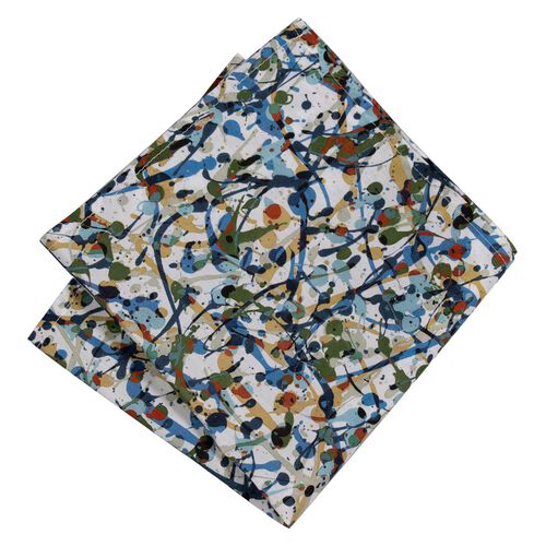 Parisian Club Paint Pocket Square