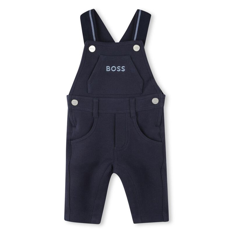 BOSS Striped Strap Overalls 6M - 18M image number 3