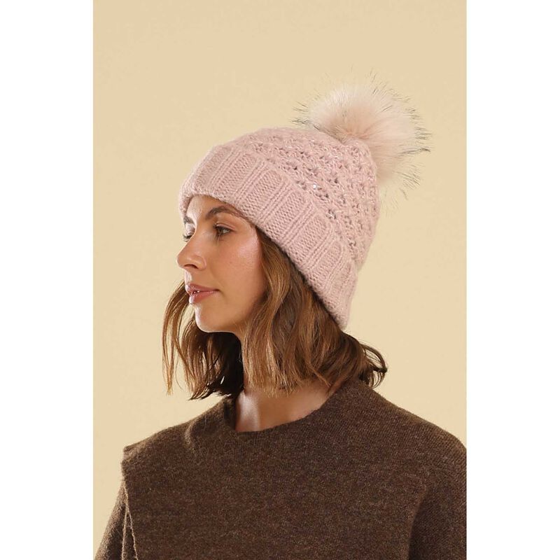 Morgan & Taylor Olive Cable Beanie image number 5