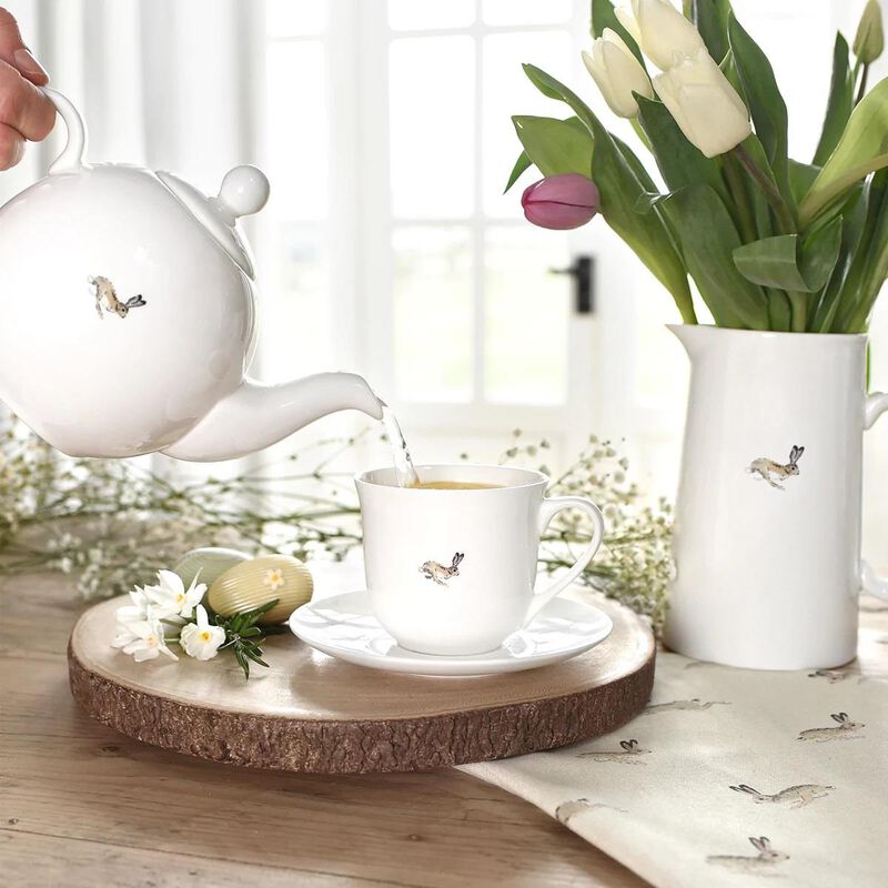 Sophie Allport Tea Cup & Saucer Small Hare image number 1