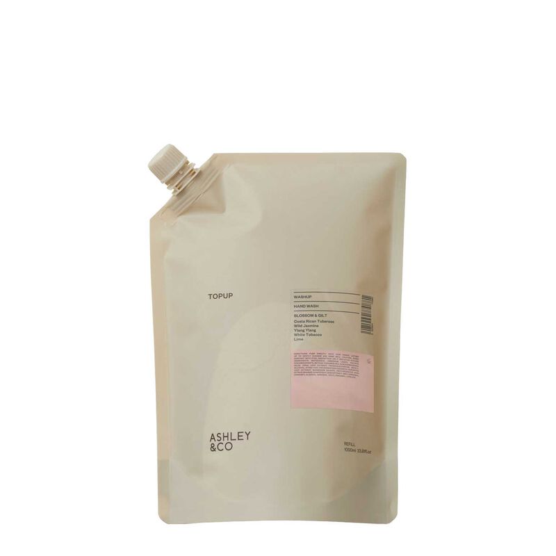 Ashley & Co Topup Washup Hand Wash 1L - Blossom & Gilt image number 0