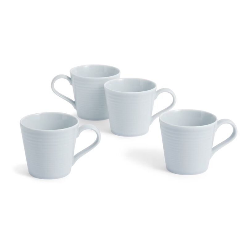 Royal Doulton Gordon Ramsay Maze Light Grey Mugs 400ml Set of 4 image number 0
