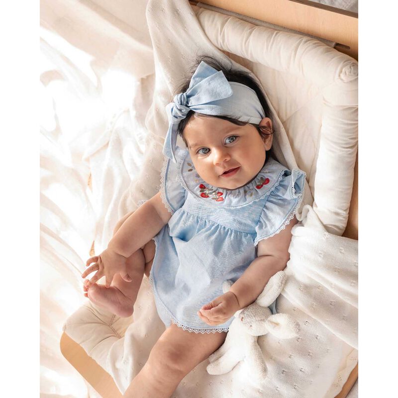 B&eacute;b&eacute; Poppy Embroidered Overlay Bodysuit image number 1