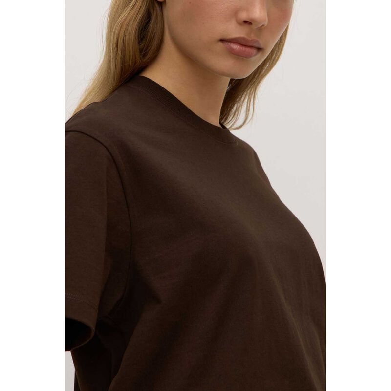 Assembly Label Womens Organic Base Tee Ganache image number 2