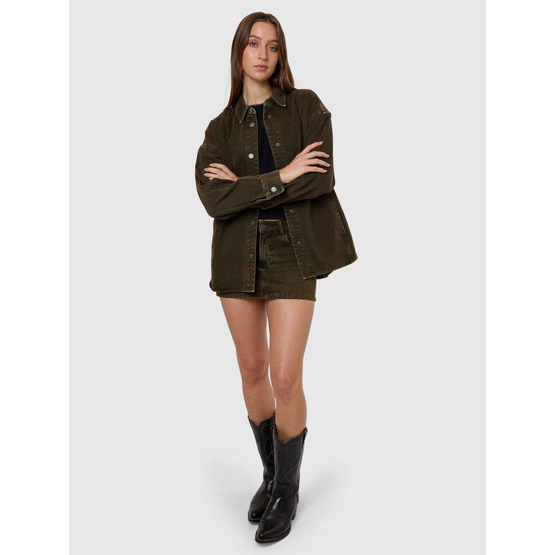 Thrills Spencer Denim Overshirt image number 1