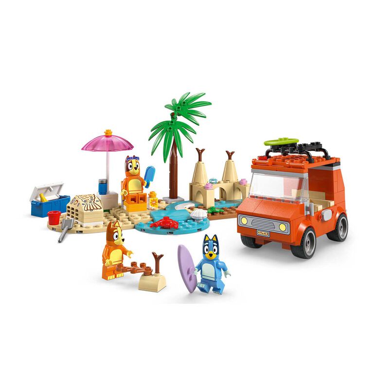 LEGO Bluey's Beach & Family Car Trip image number 1