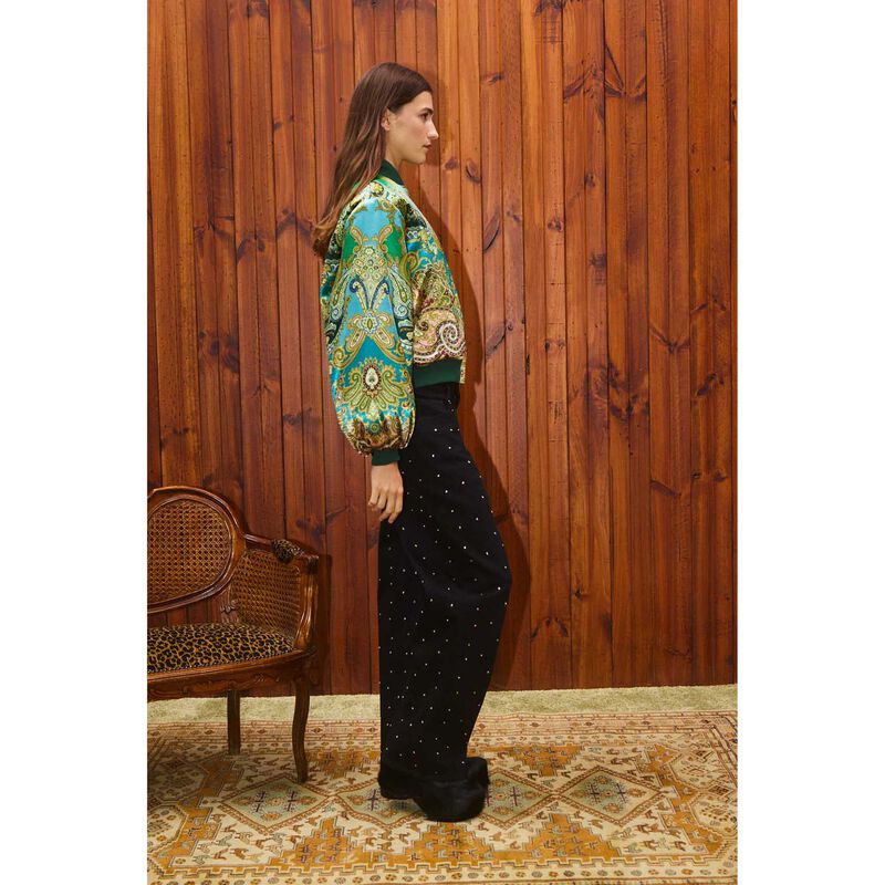 ALÉMAIS Clemenza Bomber Jacket image number 3