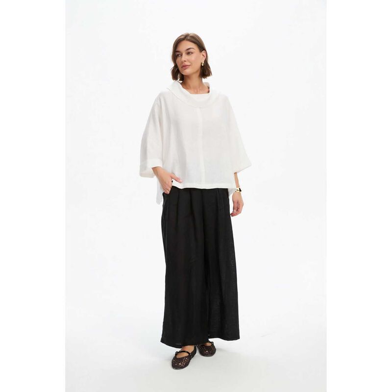 TIRELLI Funnel Neck Boxy Top image number 15
