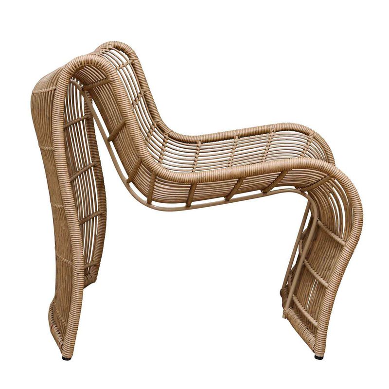 Wave Outdoor Weave Chair - Natural image number 3