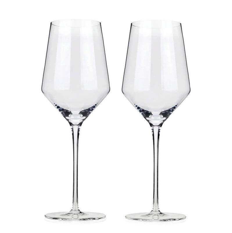 Viski Raye Crystal Chardonnay Glasses Set Of 2 image number 0