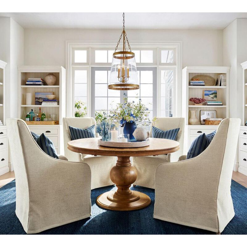 Pottery Barn Faux Elevated Blue Flower Bundle image number 3