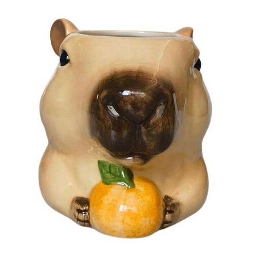 Urban Products Capybara Head Planter Brown 16cm