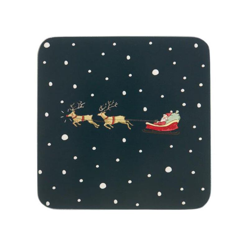 Sophie Allport Home For Christmas Coasters Set Of 4 (Statement) image number 0