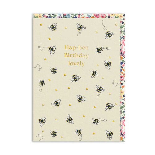 Cath Kidston Birthday Hap-Bee Bees Card