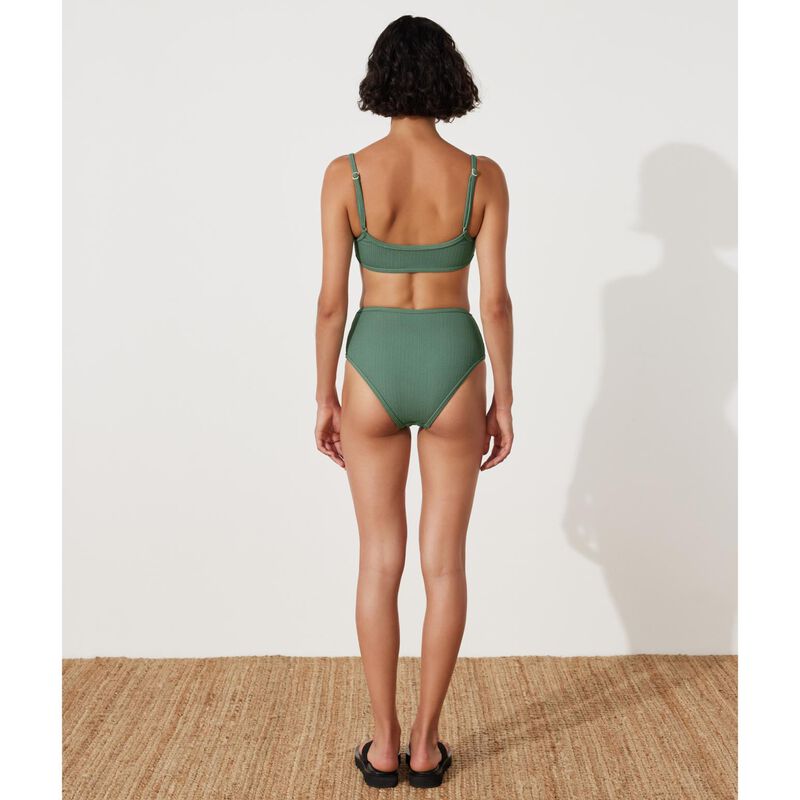 Zulu & Zephyr Emerald Textured Bralette image number 1
